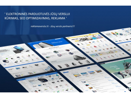  Elektroninių parduotuvių kūrimas